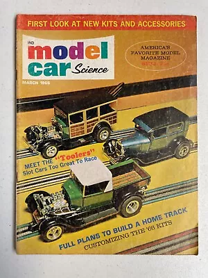 MODEL CAR Science Magazine March 1966 Barris ZZR Munsters • $7.95