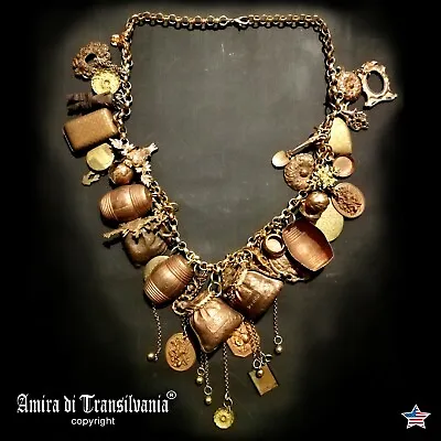 $3166.35 • Buy Luxury Jewelry Necklace Vintage Style Pendant Woman Antique Accessories Cooper 