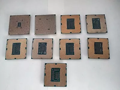 Bulk Lot CPU's X 9 - AMD Phenom A8-6500 & Intel I5 & I7 - Untested • $40