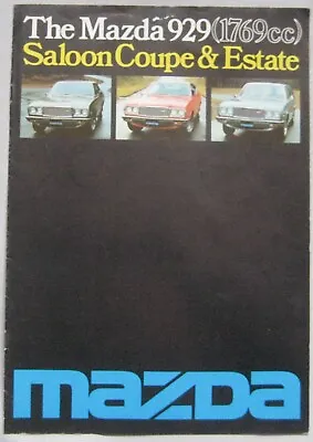 1976-77 Mazda 929 Range Brochure • $7.45