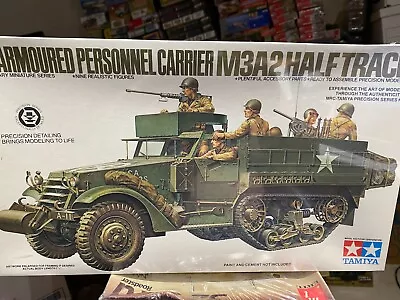 Tamiya 1:35 US Armoured Personnel Carrier M3A2 Halftrack MISB • $25