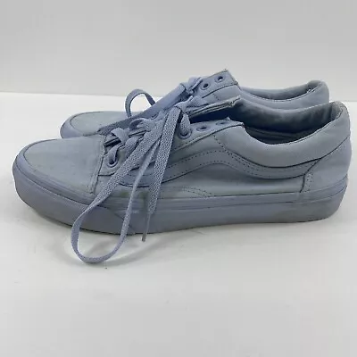 VANS Sneakers Women’s Size 9.5 Carolina Blue Lace Up Low Tennis Shoes • $15.99