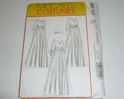 Renaissance Medieval Ren Faire Cap Dress Belt Sewing Costume Pattern LARP 16-22 • $19.99