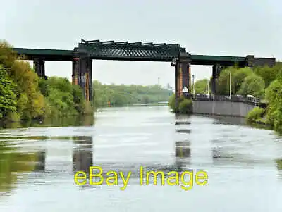 Photo 6x4 Manchester Ship Canal Irlam Railway Viaduct The Irlam Viaduct  C2016 • £2