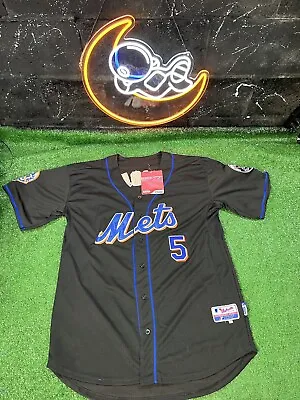 David Wright #5 New York Mets Jersey Size 48 Majestic Authentic Black Alternate • $93.75