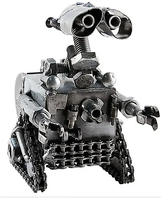 Wall-E Hand Crafted Recycled Metal  Art Sculpture Figurine   • $33.95