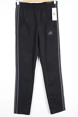 Adidas Men's Tricot Zip Pant Track Pants Tapered Leg Black Gray IC4467 • $28.04