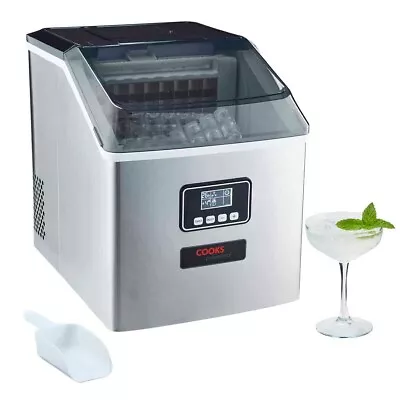 Ice Cube Maker Machine Counter Top Ice Maker 18kg 24H By Cooks Professional • £129.99