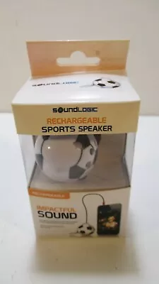 Soundlogic Rechargeable Sports Speaker Soccer Ball Keychain Impactful Sound • $5.19