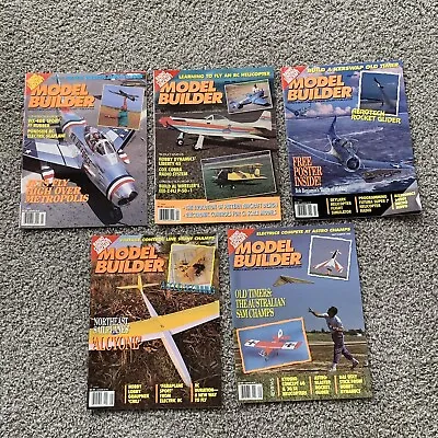 LOT Of 5 Vintage Model Builder Airplane Aviation RC Magazine Modeler 1992 • $14.77