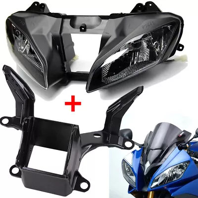 Front Headlight Lamp & Upper Fairing Bracket For Yamaha YZF R6 YZF-R6 2008-2016 • $108.95