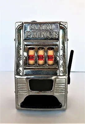$69.99 • Buy Waco Casino Prince Toy Bar Slot Machine One Arm Bandit Vtg Gambling Bank