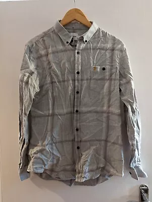 Men's Farah Shirt Grey Large Slim Fit • £15