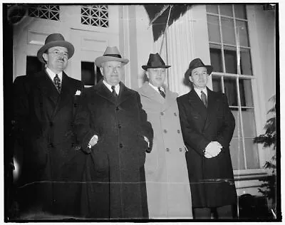 $32.50 • Buy Reproduced 1938 Photo Left To Right: Ernest Kanzler, Universal Credit Co; Hen O