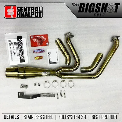 22-23 Harley Davidson Low Rider ST Full System Exhaust Gold 2 Into 1 Fit • $451.25