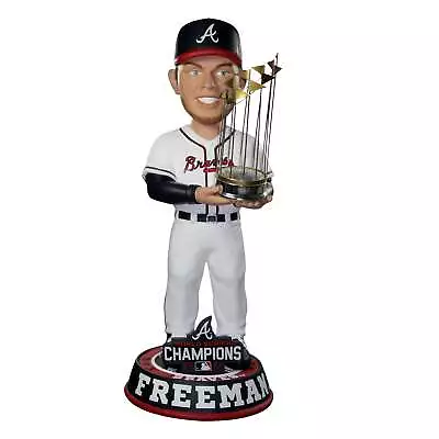 Freddie Freeman Atlanta Braves 2021 World Series Champions 3 Foot Bobblehead MLB • $1700