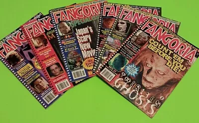 Vintage Fangoria 6 Magazines Lot Thirteen Ghosts Horror Lot Fangoria Horror Lot • $75