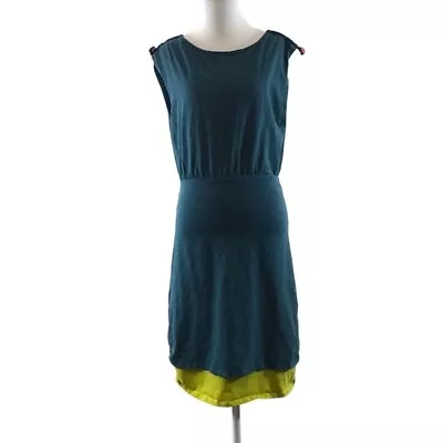 Matilda Jane Blue Green Good Hart Evening Dress Womens Small Sleeveless • $24.31