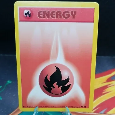Fire Energy 98/102 Near Mint 1999-2000 4th Print UK Common Base Set Pokemon Card • $1.99