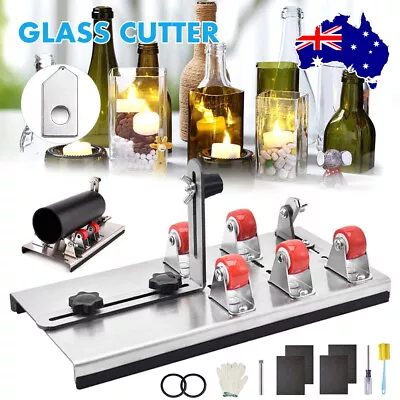 Glass Bottle Cutter Cutting Tool Upgrade Version Square & Round Bottle Cutter AU • $20.76