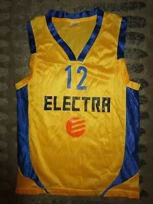 Maccabi Elektra Tel Aviv Israel Basketball Jersey Youth Children Small 6  • $44.99
