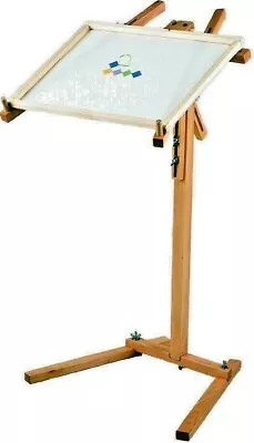 Stitchmaster Floor Stand  (wooden)  With FREE  22  Tapestry / Crossstitch  Frame • £39.99