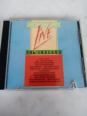 Live For Ireland - CD Various Artist U2 The Pogues Van Morrison Etc.  • $7.95