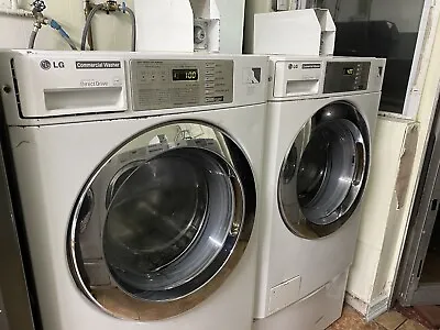 LG Coin Operated Front Load Washer 22lb Model: GCW1069QS Laundromat • $770