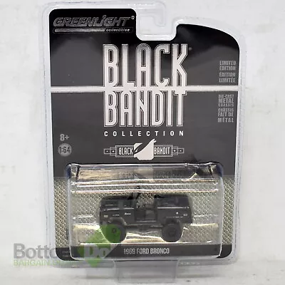 Greenlight Black Bandit Series 21 1969 Ford Bronco (Doors Removed) • $7.49