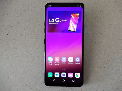 LG G7 ThinQ Mobile Phone Black 64gb Stuck In Demo Mode Spares Or Repair. • £10