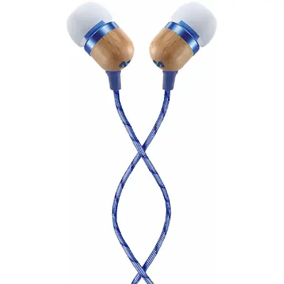 House Of Marley Earphones Denim Smile Jamaica Noise Isolate Tangle-Free Earbuds • £9.99