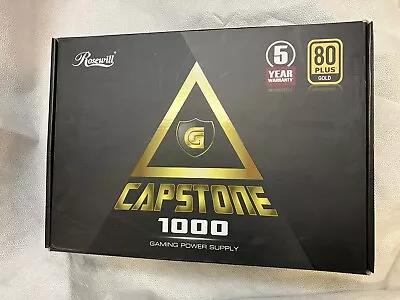 Rosewill Capstone Model G1000 1000Watt 80 PLUS GOLD Power Supply • $21.65