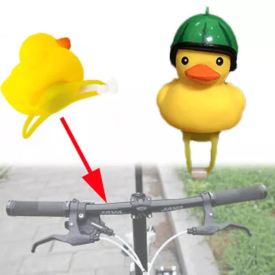 Cycling Light Bike Yellow Bicycle Accessories Bell Duck Helmet Riding Moto Road • $9.89