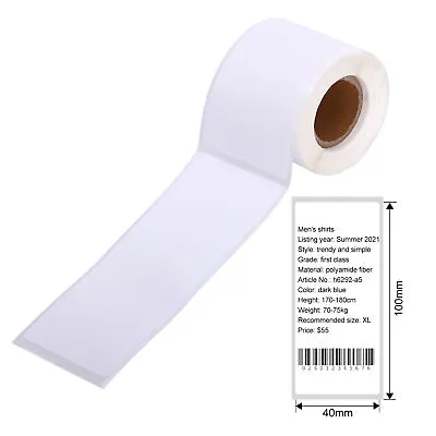 $9.99 • Buy Label Printer Sticker Thermal Label Paper Self-Adhesive Printable Paper Y0E6