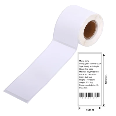$9.99 • Buy Label Printer Sticker Thermal Label Paper Self-Adhesive Printable Paper Y0E6