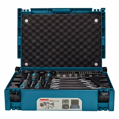 Makita E-11542 Mechanic Tool Set With Makpac Case (87 Pieces) • £97.89