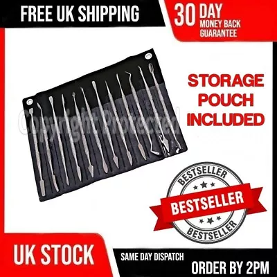 £6.29 • Buy 12pc Wax Carving Clay Plaster Soap Carver Pottery Craft Tool Set Model Making