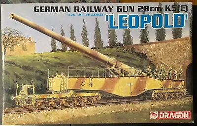 Dragon Leopold German Railway Gun 28cm K5(E) 1/35 NIB Model Kit ‘Sullys Hobbies’ • $184.88