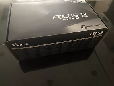 PC Power Supply 1000w Platinum SeaSonic SSR-850PX Focus Plus For I9900k Z390 Etc • £90