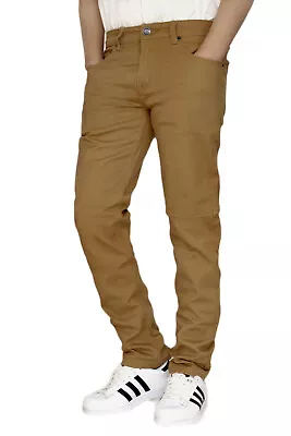 Men's Twill Stretch  Super Skinny Jeans Victorious 6 Colors 26-42 Waist *dl1001 • $21.95