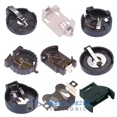 £5.59 • Buy PCB SMT Coin Cell Battery Holder CR1220 CR2032 CR2430 CR2450