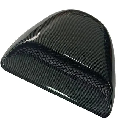 Air Flow Intake Hood Scoop Vent Bonnet Cover Carbon Fiber Look Car Decorative • $23.30