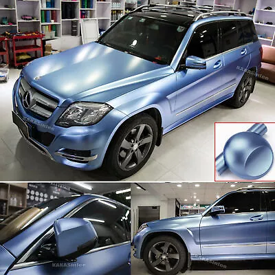 Full Car Wrap Pearl Metal Glitter Satin Matte Chrome Vinyl Sticker Film Strip AB • $239.19