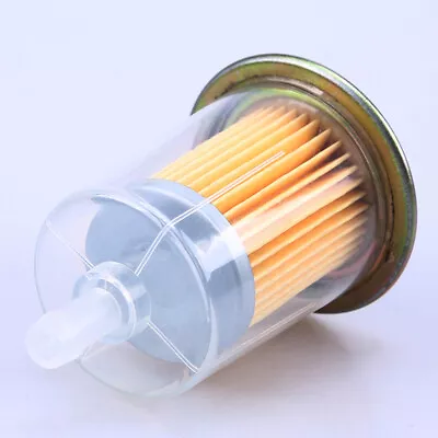 1 X Motorcycle Clear Oil Fuel Filter 8mm 5/16  Universal Fit Honda Yamaha • $7.78