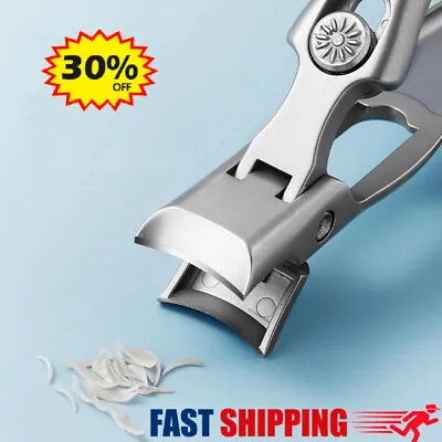 Ultra Sharp Nail Clippers Steel Wide Jaw Opening`Anti Splash Portable-NEW • $4.99