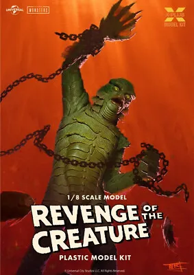 Revenge Of The Creature 1/8 Scale Model Kit From X-Plus • £49.99