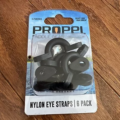 Shoreline Marine Propel Paddle Gear Kayak Nylon Eye Straps 6-Pack W/Hardware • $7.95