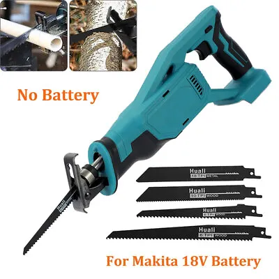 For Makita DJR186Z 18V LXT Reciprocating Recip Sabre Saw Bare Unit & 4 Blades • £47.19