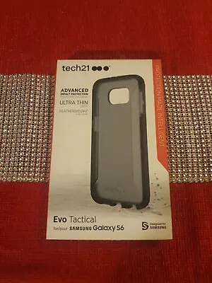 Tech21 Evo Tactical Phone Case For Samsung Galaxy S6 Impact Protection NEW • £6