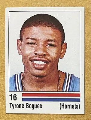 Mugsy Bogues Rookie 1988-89 Panini Spanish Sticker #16 Very Rare High Grade Mint • $18.31